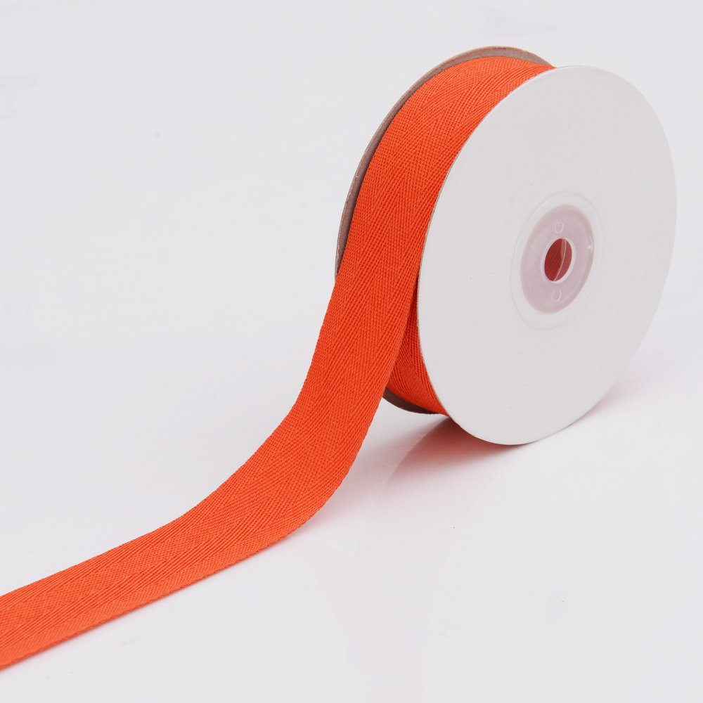 Orange Polyester Woven Tape